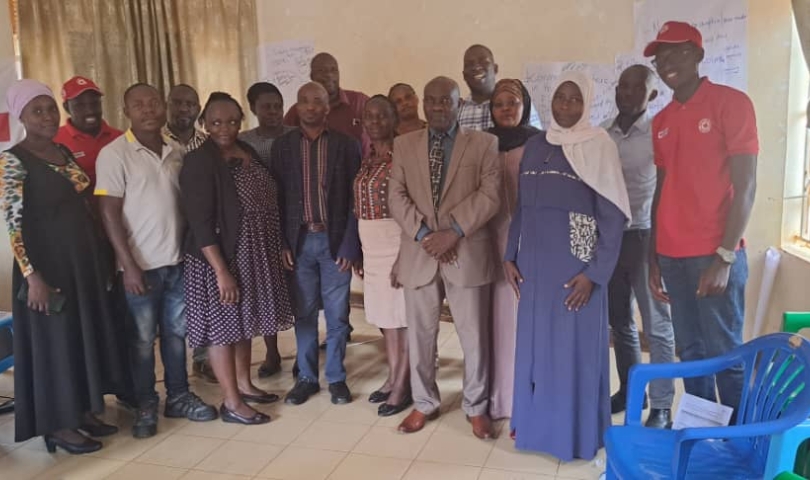 Red Cross Orientation meeting on disaster preparedness with Kayunga District Technical Team